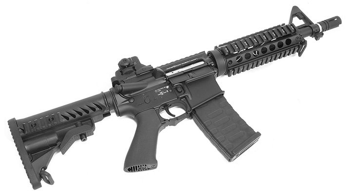 Versandrcklufer APS M4 CQB ASR-Series Vollmetall BlowBack S-AEG 6mm BB schwarz Bild 4