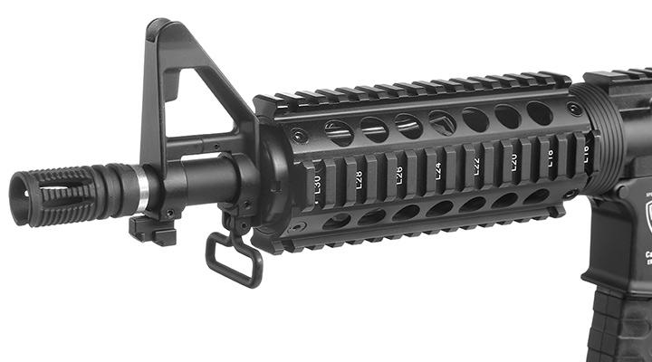 APS M4 CQB ASR-Series Vollmetall BlowBack S-AEG 6mm BB schwarz Bild 6