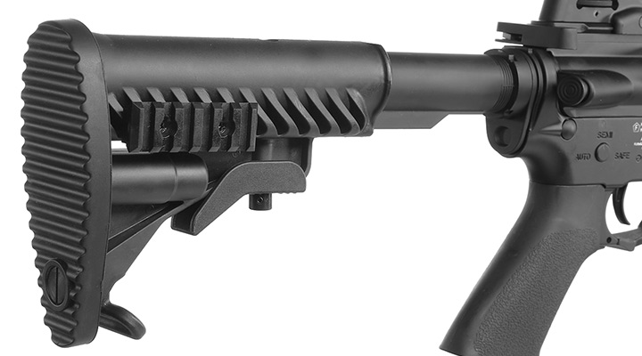 APS M4 CQB ASR-Series Vollmetall BlowBack S-AEG 6mm BB schwarz Bild 9