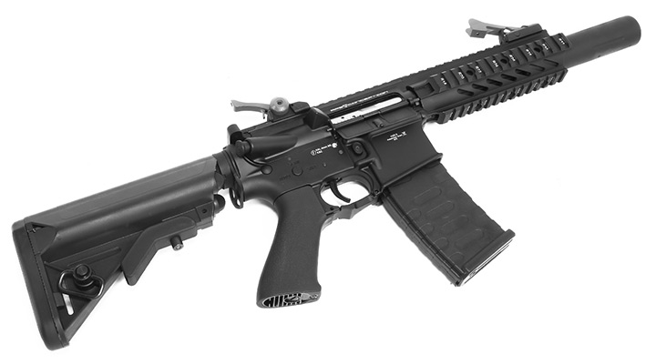 APS M4 Raptor ASR-Series Vollmetall BlowBack S-AEG 6mm BB schwarz Bild 4