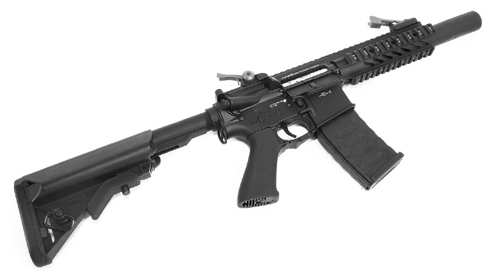APS M4 Raptor ASR-Series Vollmetall BlowBack S-AEG 6mm BB schwarz Bild 5