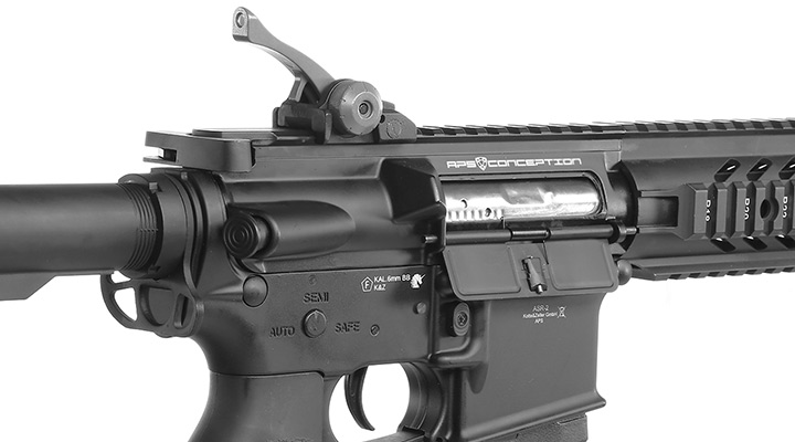 APS M4 Raptor ASR-Series Vollmetall BlowBack S-AEG 6mm BB schwarz Bild 8