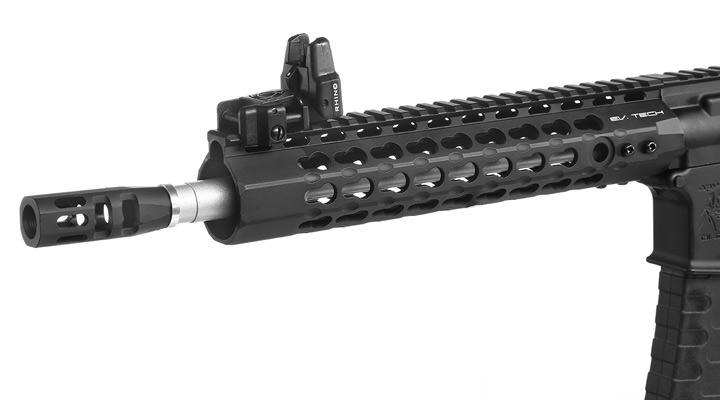 APS M4 10 Zoll KeyMod Spyder ASR-Series Vollmetall BlowBack S-AEG 6mm BB schwarz Bild 6