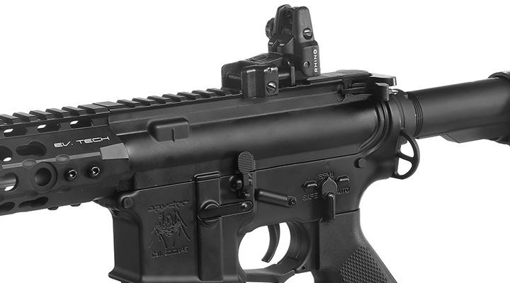 APS M4 10 Zoll KeyMod Spyder ASR-Series Vollmetall BlowBack S-AEG 6mm BB schwarz Bild 7