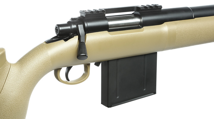 APS M40A3 Bolt Action Snipergewehr Springer 6mm BB Tan Bild 8