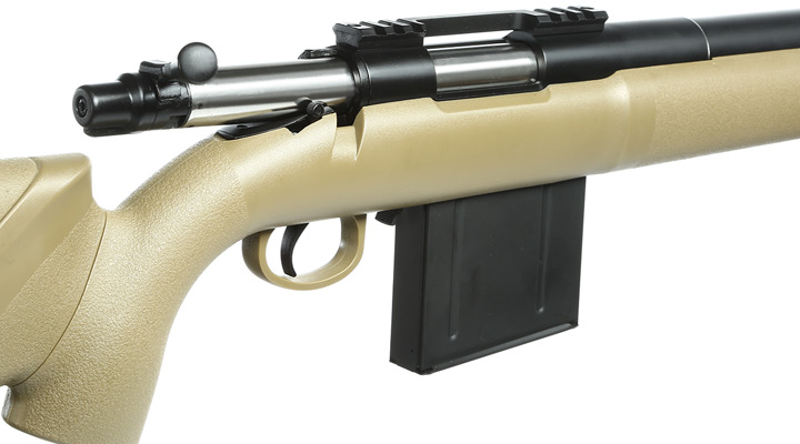 APS M40A3 Bolt Action Snipergewehr Springer 6mm BB Tan Bild 9