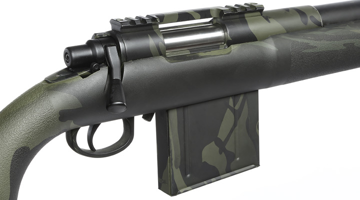 APS M40A3 Bolt Action Snipergewehr Springer 6mm BB Multicam Black Bild 8