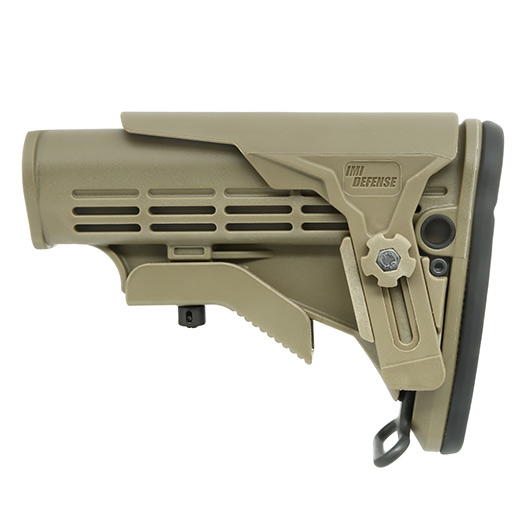 IMI Defense M4 Enhanced Schaft mit verstellb. Wangenauflage Tan Bild 1