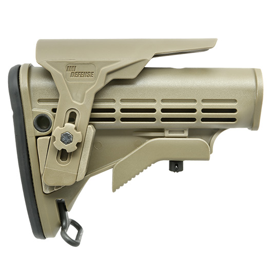 IMI Defense M4 Enhanced Schaft mit verstellb. Wangenauflage Tan Bild 3