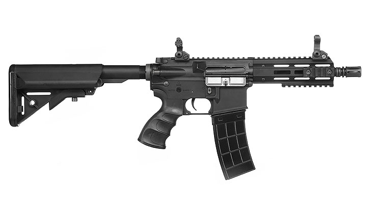 Tippmann M4 Recon Shorty 6 Zoll M-LOK Polymer S-AEG 6mm BB schwarz Bild 2