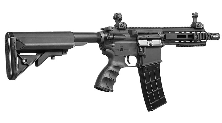 Tippmann M4 Recon Shorty 6 Zoll M-LOK Polymer S-AEG 6mm BB schwarz Bild 3