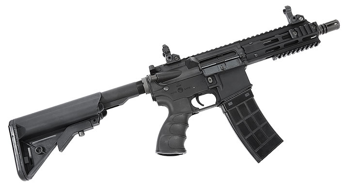 Tippmann M4 Recon Shorty 6 Zoll M-LOK Polymer S-AEG 6mm BB schwarz Bild 5