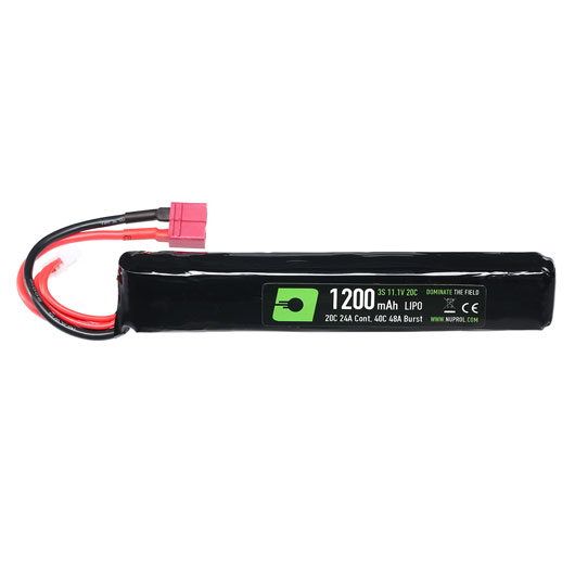 Nuprol Power Series LiPo Akku 11,1V 1200mAh 20C / 40C Stick-Type m. Deans Anschluss Bild 1