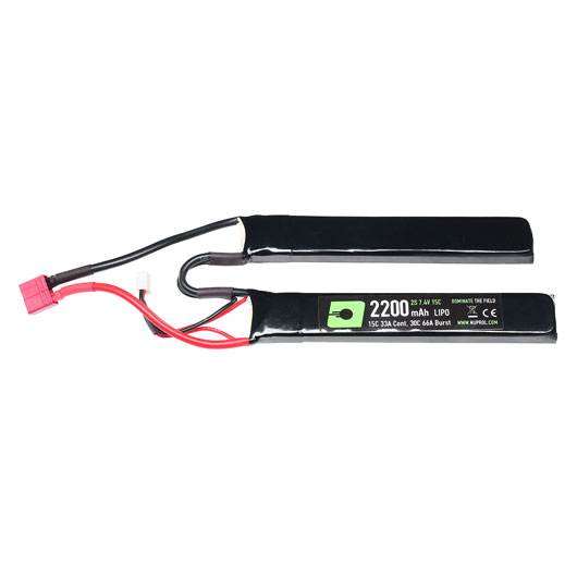 Nuprol Power Series LiPo Akku 7,4V 2200mAh 15C / 30C Nunchuck-Type m. Deans Anschluss Bild 1