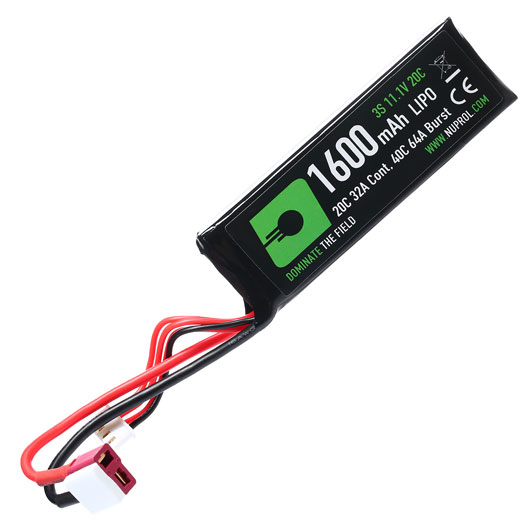 Nuprol Power Series LiPo Akku 11,1V 1600mAh 20C / 40C Small-Type m. Deans Anschluss