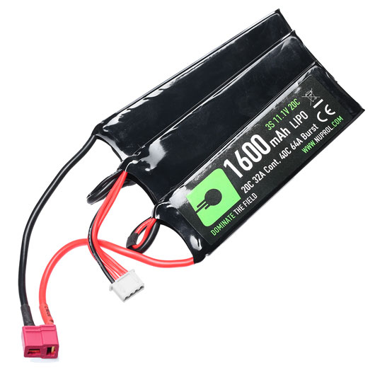 Nuprol Power Series LiPo Akku 11,1V 1600mAh 20C / 40C Tri-Nunchuck-Type m. Deans Anschluss