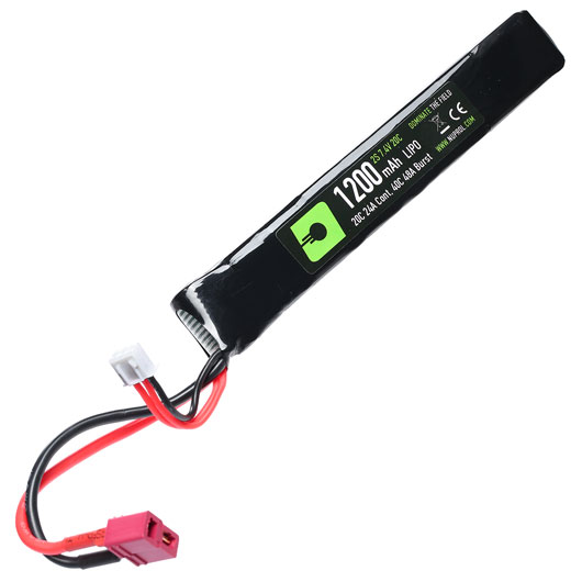 Nuprol Power Series LiPo Akku 7,4V 1200mAh 20C / 40C Stick-Type m. Deans Anschluss