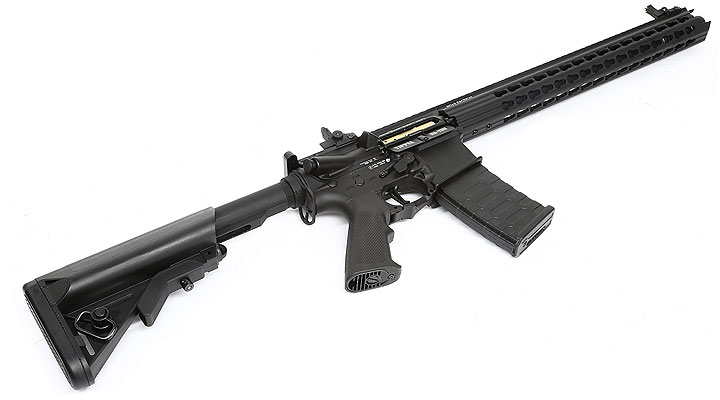 APS M4 16 Zoll KeyMod ASR-Series Vollmetall BlowBack S-AEG 6mm BB schwarz Bild 5