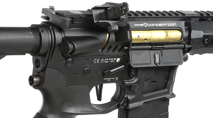 APS M4 Black Dragon FMR MOD1 RB ASR-Series Vollmetall BlowBack S-AEG 6mm BB schwarz Bild 8