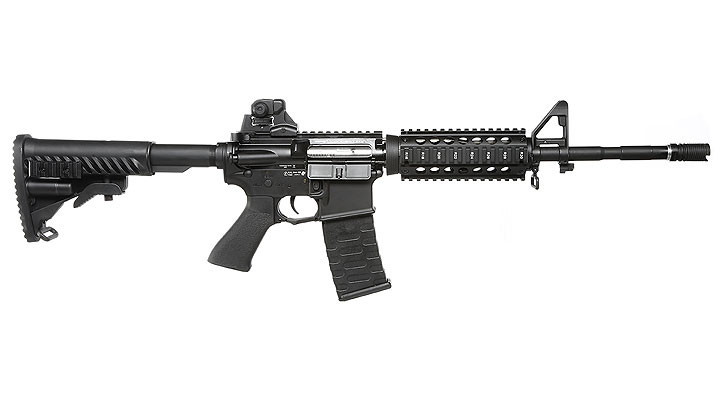 APS M4A1 RIS ASR-Series Vollmetall BlowBack S-AEG 6mm BB schwarz Bild 2