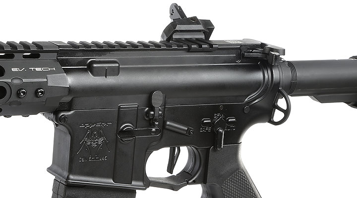 APS M4 12,5 Zoll KeyMod Spyder ASR-Series Vollmetall BlowBack S-AEG 6mm BB schwarz Bild 7