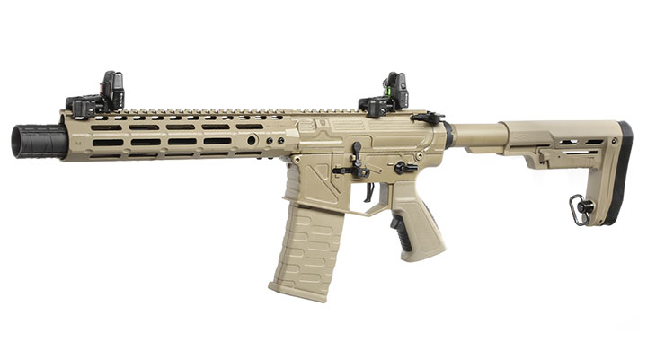 APS Phantom Extremis Rifle MK5 Vollmetall BlowBack S-AEG 6mm BB Tan