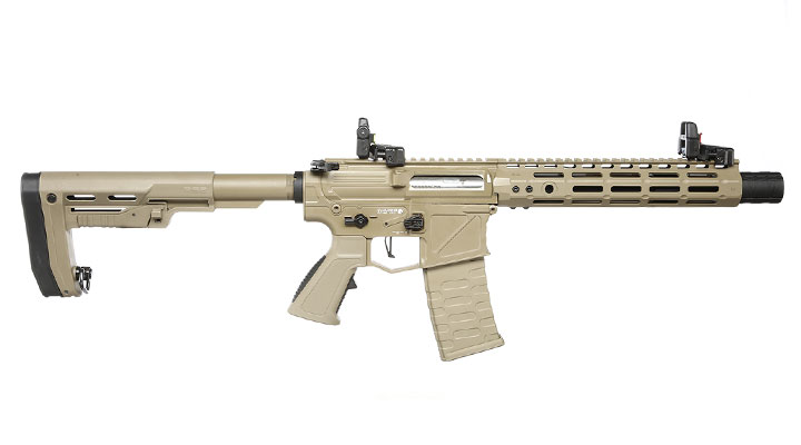 APS Phantom Extremis Rifle MK5 Vollmetall BlowBack S-AEG 6mm BB Tan Bild 2