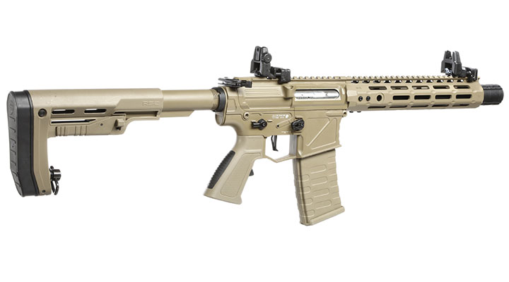 APS Phantom Extremis Rifle MK5 Vollmetall BlowBack S-AEG 6mm BB Tan Bild 3