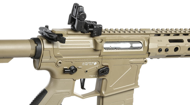 APS Phantom Extremis Rifle MK5 Vollmetall BlowBack S-AEG 6mm BB Tan Bild 8