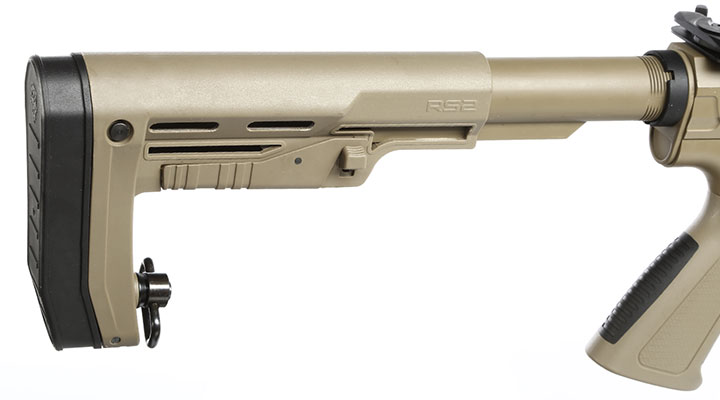 APS Phantom Extremis Rifle MK5 Vollmetall BlowBack S-AEG 6mm BB Tan Bild 9