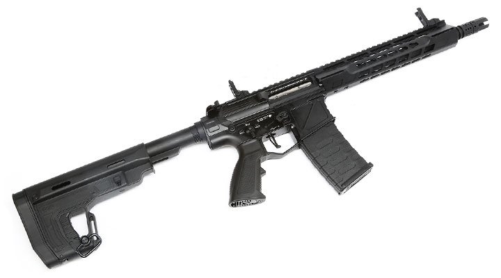 APS Phantom Extremis Rifle MK1 eSilver Edge SDU-MosFet 2.0 Vollmetall S-AEG 6mm schwarz Bild 5