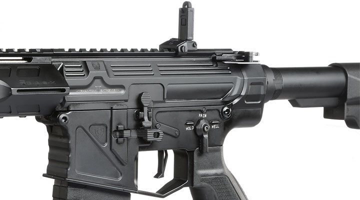 APS Phantom Extremis Rifle MK1 eSilver Edge SDU-MosFet 2.0 Vollmetall S-AEG 6mm schwarz Bild 7