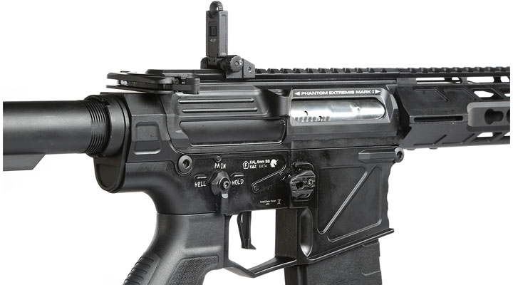 APS Phantom Extremis Rifle MK1 eSilver Edge SDU-MosFet 2.0 Vollmetall S-AEG 6mm schwarz Bild 8