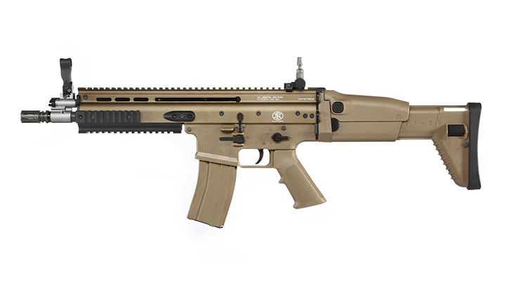 Wei-ETech FN Herstal SCAR-L Vollmetall Open-Bolt Gas-Blow-Back 6mm BB Tan Bild 1