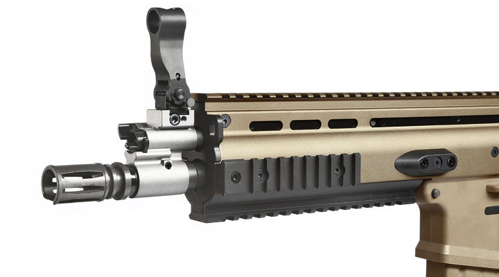 Wei-ETech FN Herstal SCAR-L Vollmetall Open-Bolt Gas-Blow-Back 6mm BB Tan Bild 6