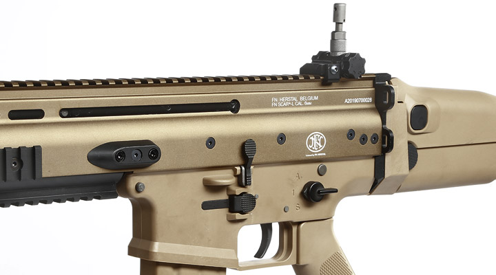 Wei-ETech FN Herstal SCAR-L Vollmetall Open-Bolt Gas-Blow-Back 6mm BB Tan Bild 7