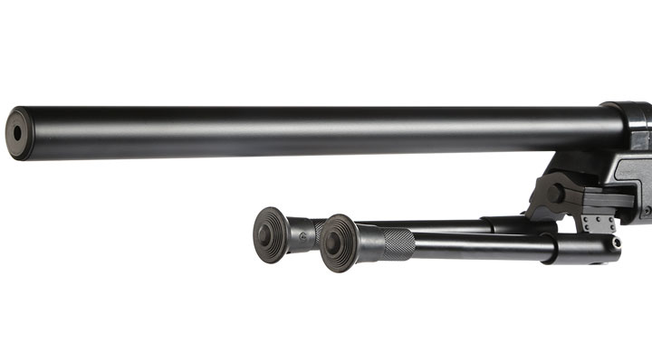 ASG Urban Sniper Bolt Action Snipergewehr inkl. Zweibein / Zielfernrohr Springer 6mm BB schwarz Bild 7