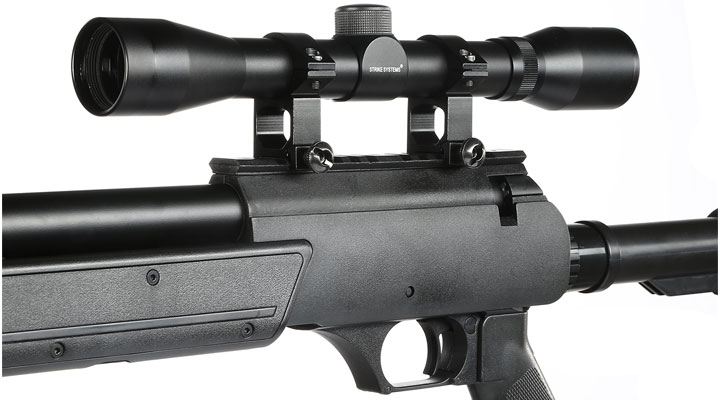 ASG Urban Sniper Bolt Action Snipergewehr inkl. Zweibein / Zielfernrohr Springer 6mm BB schwarz Bild 8