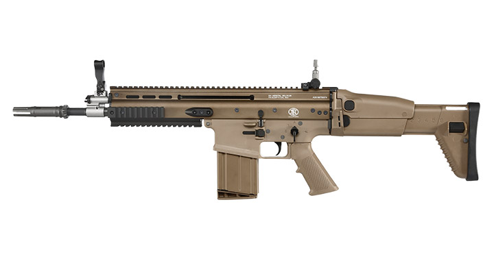 Wei-ETech FN Herstal SCAR-H Vollmetall Open-Bolt Gas-Blow-Back 6mm BB Tan Bild 1