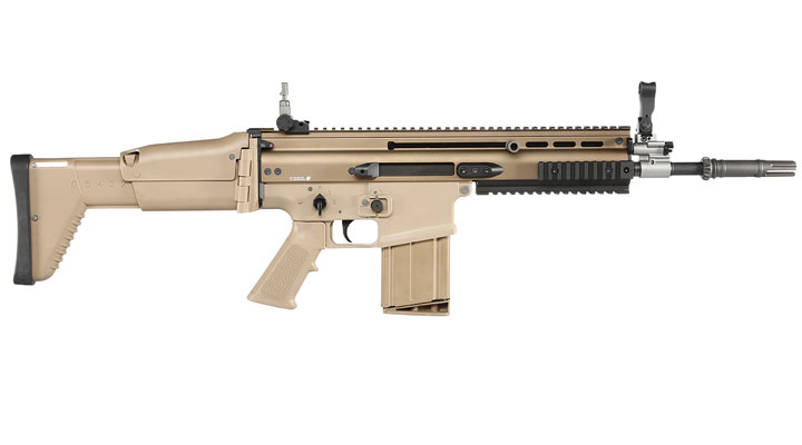 Wei-ETech FN Herstal SCAR-H Vollmetall Open-Bolt Gas-Blow-Back 6mm BB Tan Bild 2