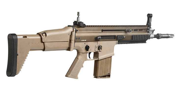 Wei-ETech FN Herstal SCAR-H Vollmetall Open-Bolt Gas-Blow-Back 6mm BB Tan Bild 3