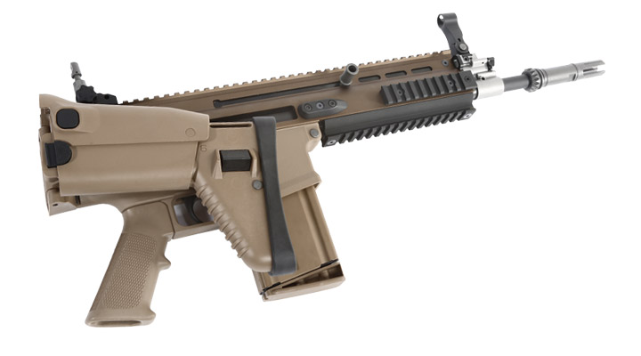 Wei-ETech FN Herstal SCAR-H Vollmetall Open-Bolt Gas-Blow-Back 6mm BB Tan Bild 4