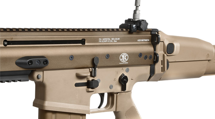 Wei-ETech FN Herstal SCAR-H Vollmetall Open-Bolt Gas-Blow-Back 6mm BB Tan Bild 7