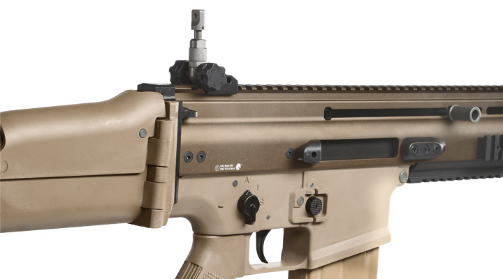 Wei-ETech FN Herstal SCAR-H Vollmetall Open-Bolt Gas-Blow-Back 6mm BB Tan Bild 8