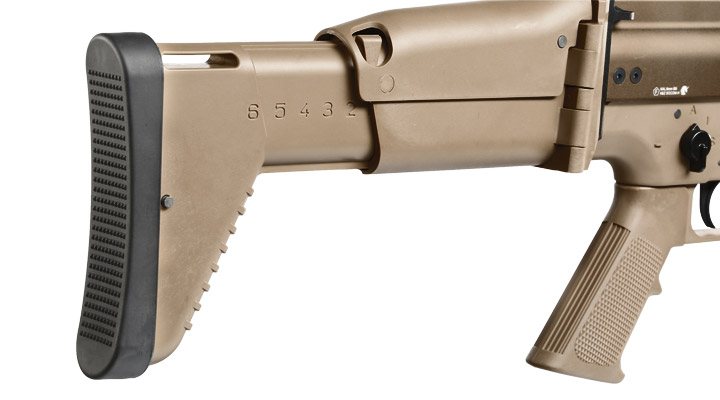 Wei-ETech FN Herstal SCAR-H Vollmetall Open-Bolt Gas-Blow-Back 6mm BB Tan Bild 9