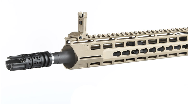 APS Phantom Extremis Rifle MK2 eSilver Edge SDU-MosFet 2.0 Vollmetall S-AEG 6mm BB Tan Bild 6