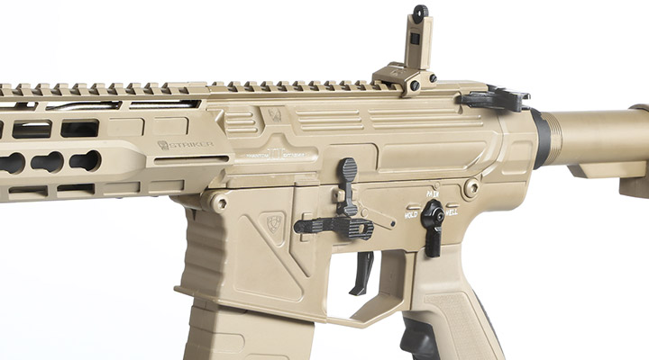 APS Phantom Extremis Rifle MK2 eSilver Edge SDU-MosFet 2.0 Vollmetall S-AEG 6mm BB Tan Bild 7