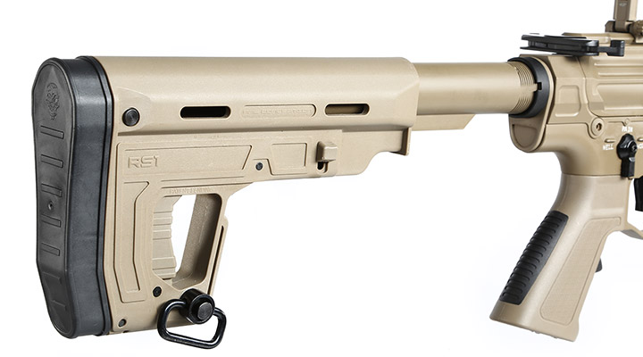 APS Phantom Extremis Rifle MK2 eSilver Edge SDU-MosFet 2.0 Vollmetall S-AEG 6mm BB Tan Bild 9