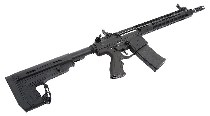 APS Phantom Extremis Rifle MK2 eSilver Edge SDU-MosFet 2.0 Vollmetall S-AEG 6mm schwarz Bild 5