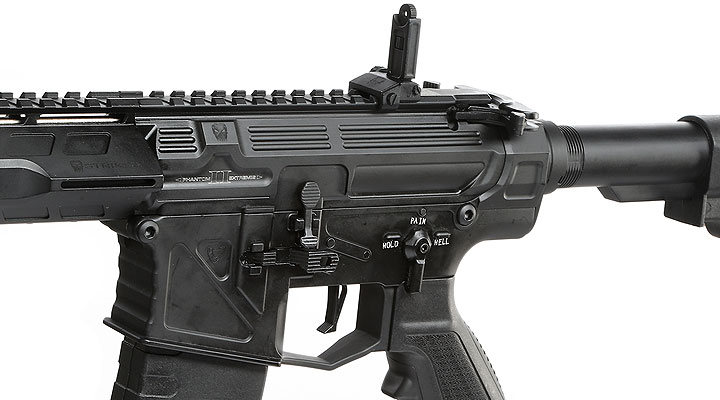 APS Phantom Extremis Rifle MK2 eSilver Edge SDU-MosFet 2.0 Vollmetall S-AEG 6mm schwarz Bild 7